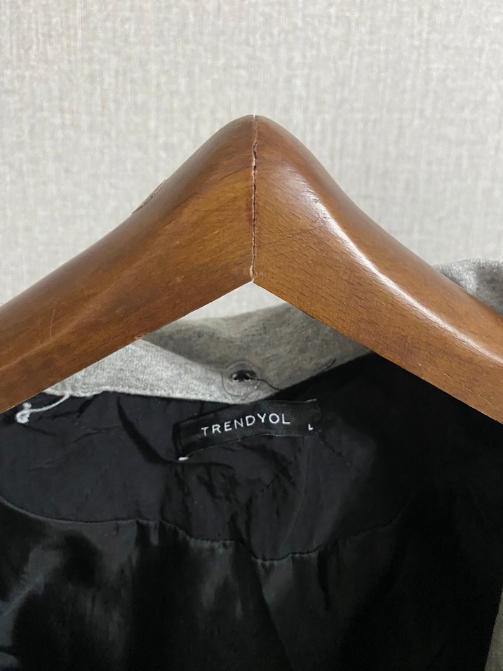 Siyah Kadın Bomber Ceket - Görsel 3