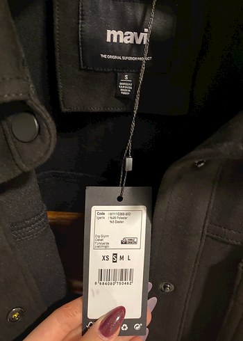 Siyah Süet Düğmeli erkek Ceket - Görsel 4