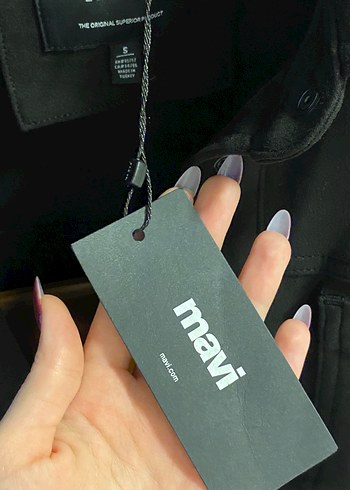 Düğmeli Siyah erkek Süet Ceket - Görsel 6