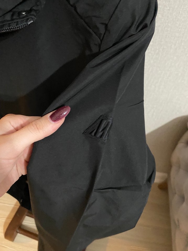 Kadın Siyah Midi Su Geçirmez Kemerli Yağmurluk - Görsel 4