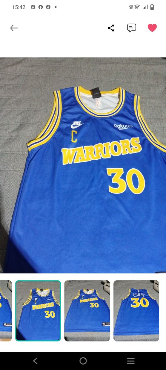 Nike Warriors 30 Curry Basketbol Forması — görsel 3/4