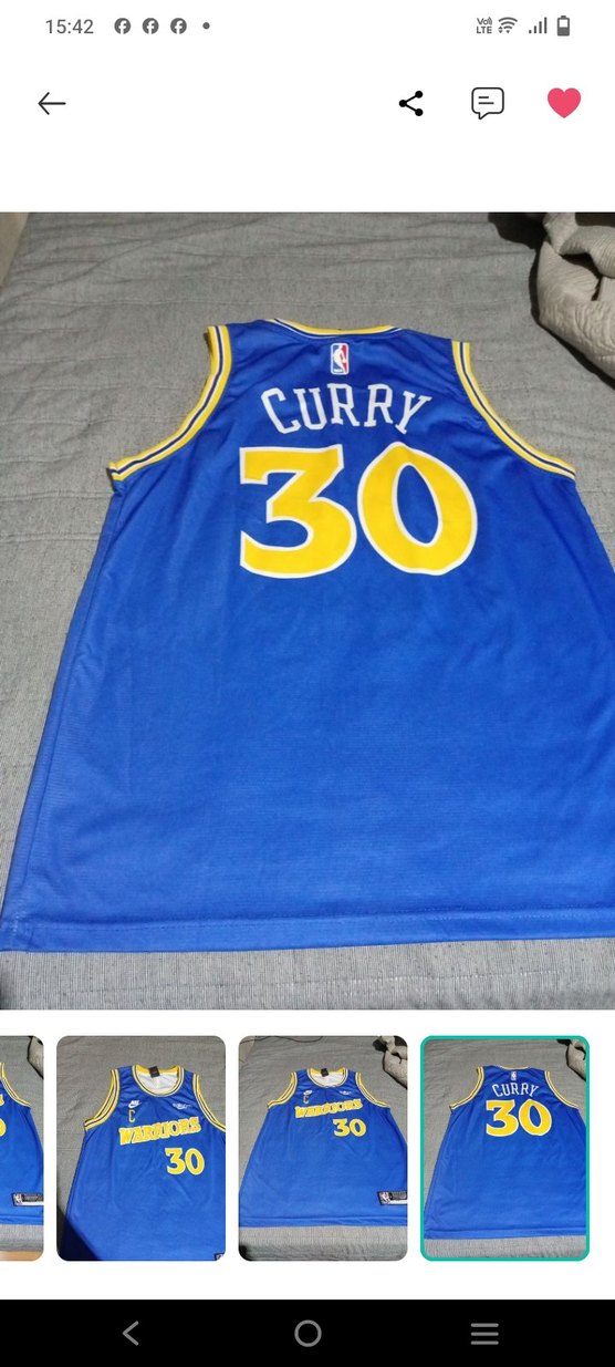 Nike Warriors 30 Curry Basketbol Forması — görsel 2/4