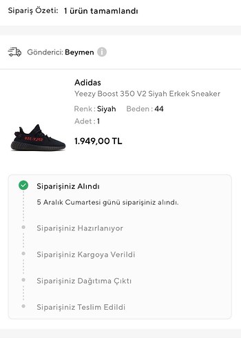 Yeezy 350 Bred - Görsel 8