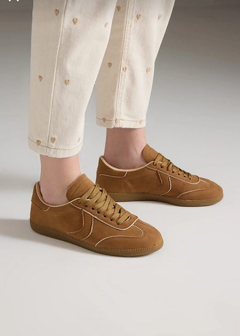 Trendyol & Milla kahverengi Süet bayan Sneakers