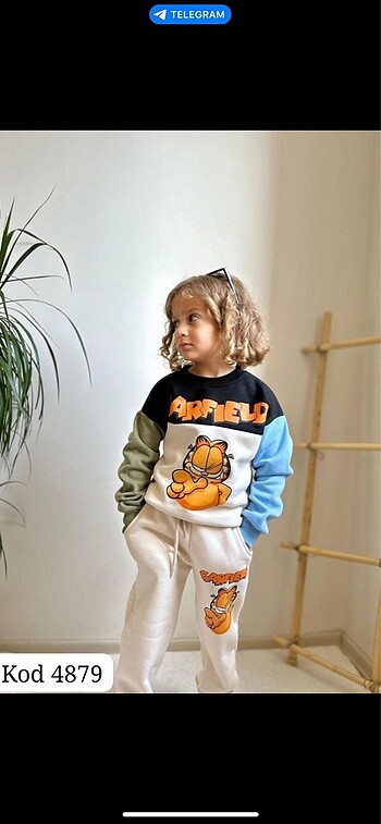 Standart Beden Beden Garfield takım