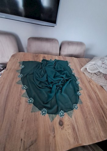  Beden Bohem Tarzı Turkuaz Kadın Fular