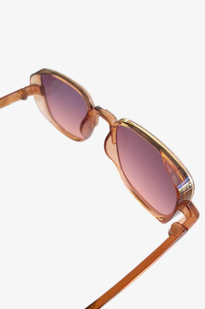 Bej Unisex Güneş Gözlüğü - Görsel 3