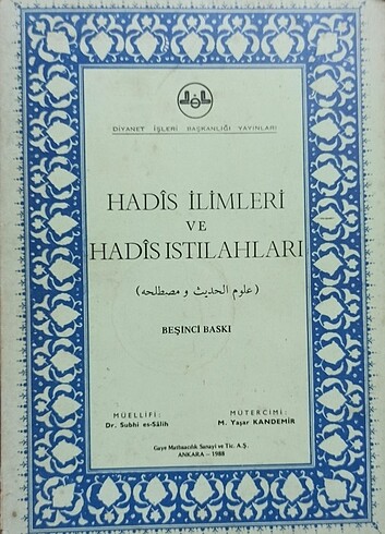 Hadis İlimleri ve Hadis Istılahları