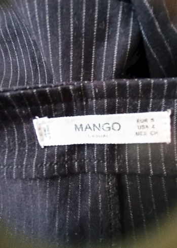 Kadın Siyah Çizgili Fermuarlı Kısa Salopet - Görsel 7