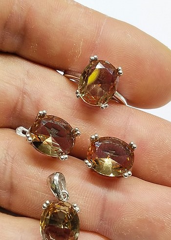 Diğer 925 AYAR GÜMÜŞ SULTANİT SET