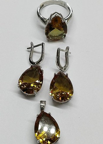 Diğer 925 AYAR GÜMÜŞ SULTANİT SET