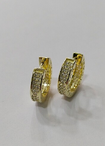 BVLGARİ 925 AYAR GÜMÜŞ KÜPE 
