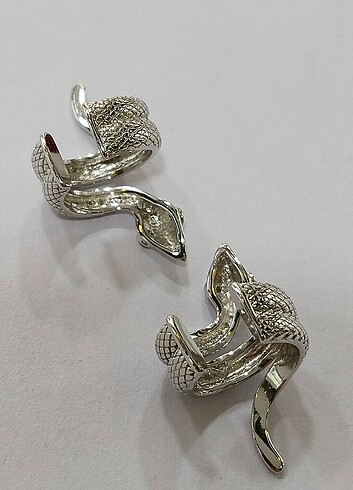 925 AYAR GÜMÜŞ EARCUFF KÜPE - Görsel 5