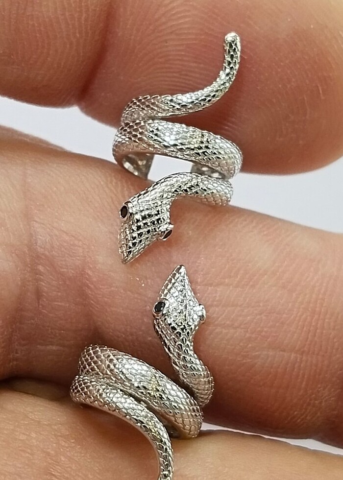 925 AYAR GÜMÜŞ EARCUFF KÜPE - Görsel 3