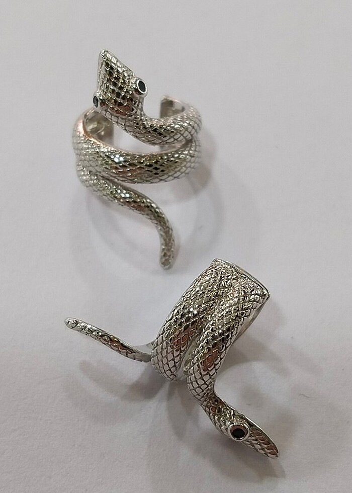 925 AYAR GÜMÜŞ EARCUFF KÜPE - Görsel 4