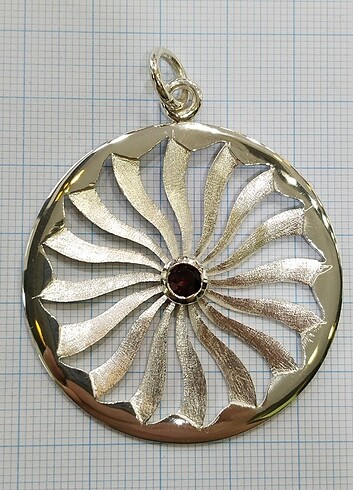 Tasarımcı GARNET EL İŞÇİLİĞİ GÜMÜŞ KOLYE UCU