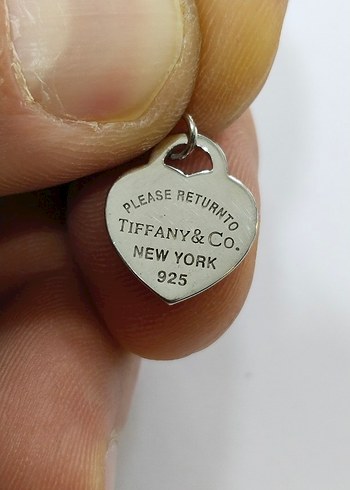 Tiffany&Co Kalp Figürlü Zincir Detaylı Vintage Charm - Görsel 7