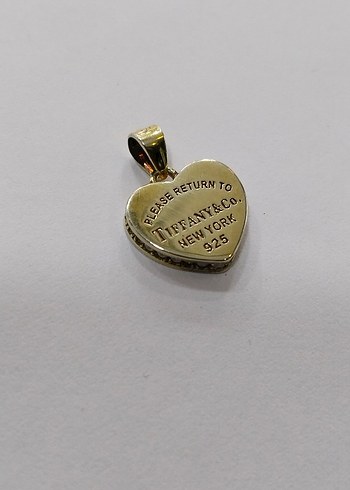 Vintage Tiffany&Co Kalp Kolye Ucu Altın Renk - Görsel 13