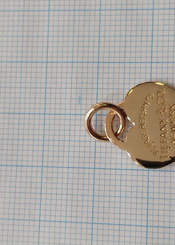 Altın Renk Zincir Detaylı Kalp Kolye Ucu - Görsel 5