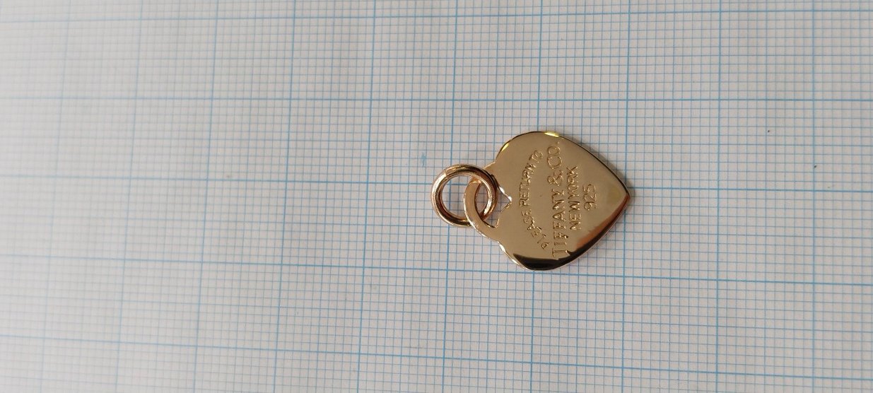 Altın Renk Zincir Detaylı Kalp Kolye Ucu - Görsel 5