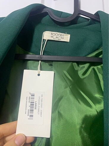 Zara Hoopstore zümrüt yeşili ceket