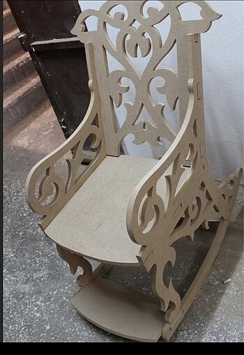 Sallanan sandalye mdf
