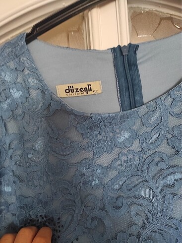 Mavi Tesettür elbise - Görsel 5