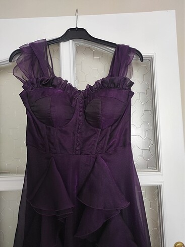 Mor Nisan elbisesi Efsane model - Görsel 3