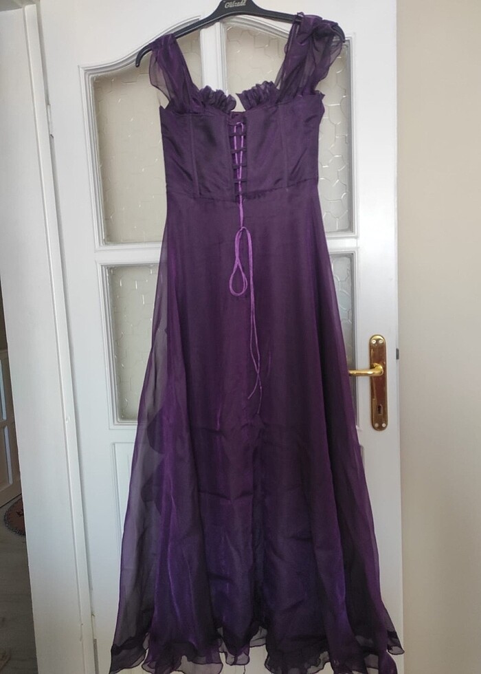 Mor Nisan elbisesi Efsane model - Görsel 5