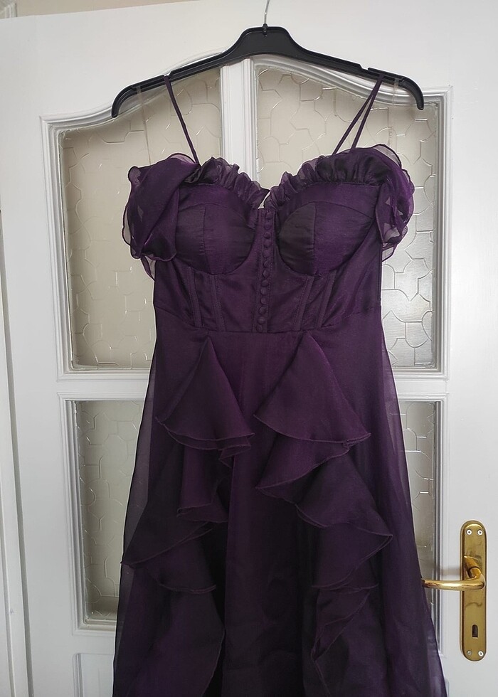 Mor Nisan elbisesi Efsane model - Görsel 2