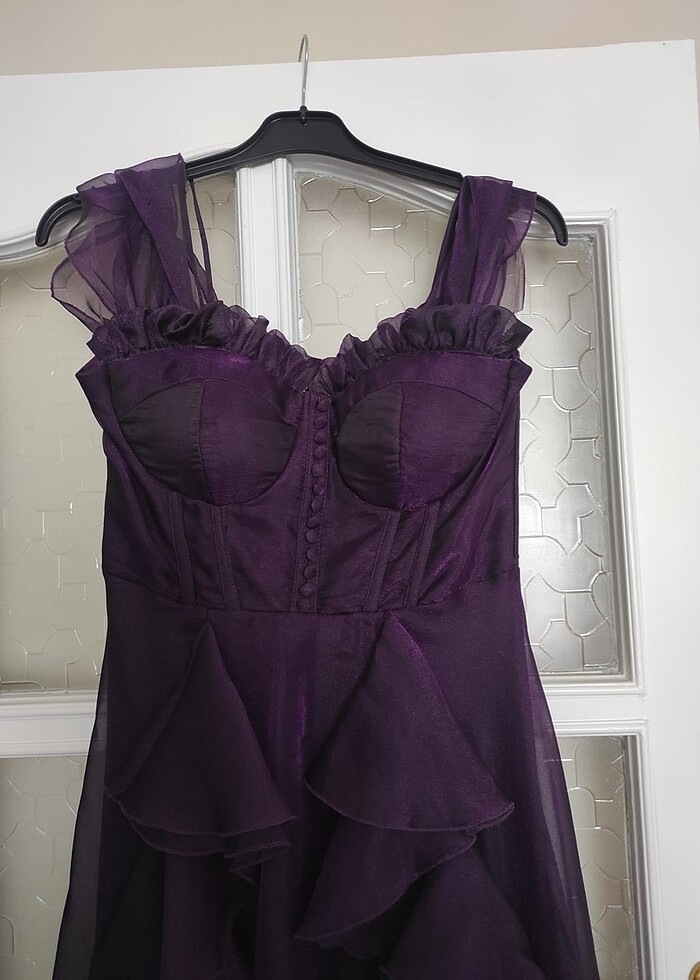 Mor Nisan elbisesi Efsane model - Görsel 3