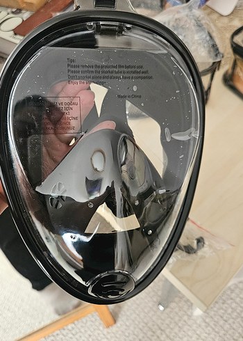 Bermuda Junior S/M Mavi Dalgıç Gözlüğü - Görsel 3