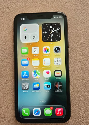 Siyah iPhone 11 64GB Tr - Görsel 3