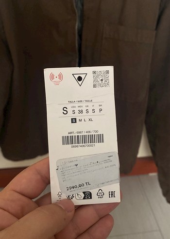 Zara Erkek Kahverengi çeket - Görsel 5