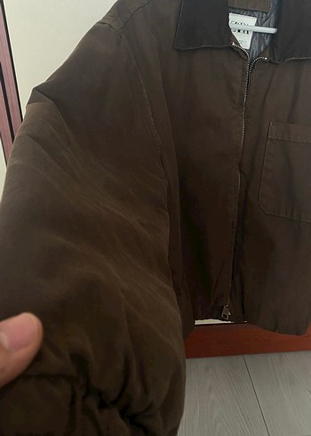Zara Erkek Kahverengi çeket - Görsel 4