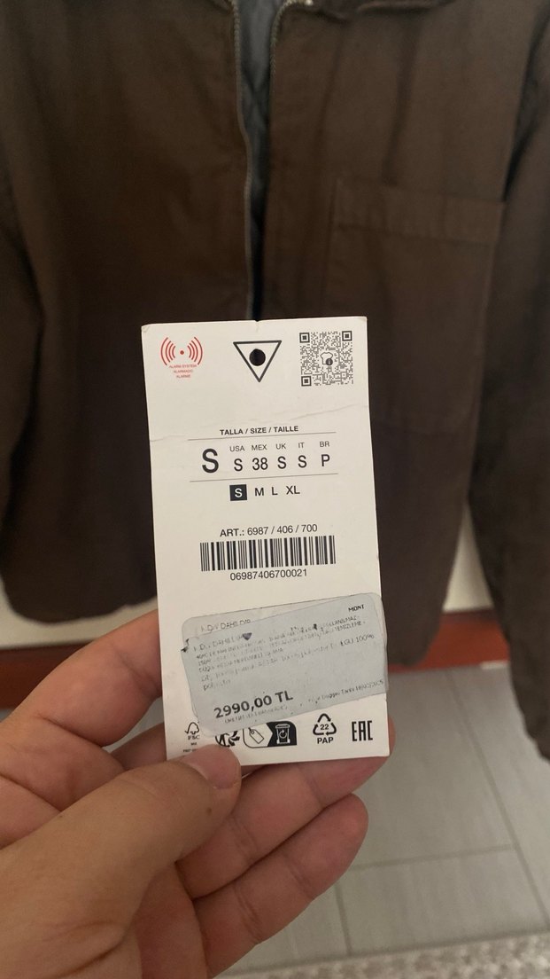 Zara Erkek Kahverengi çeket - Görsel 5