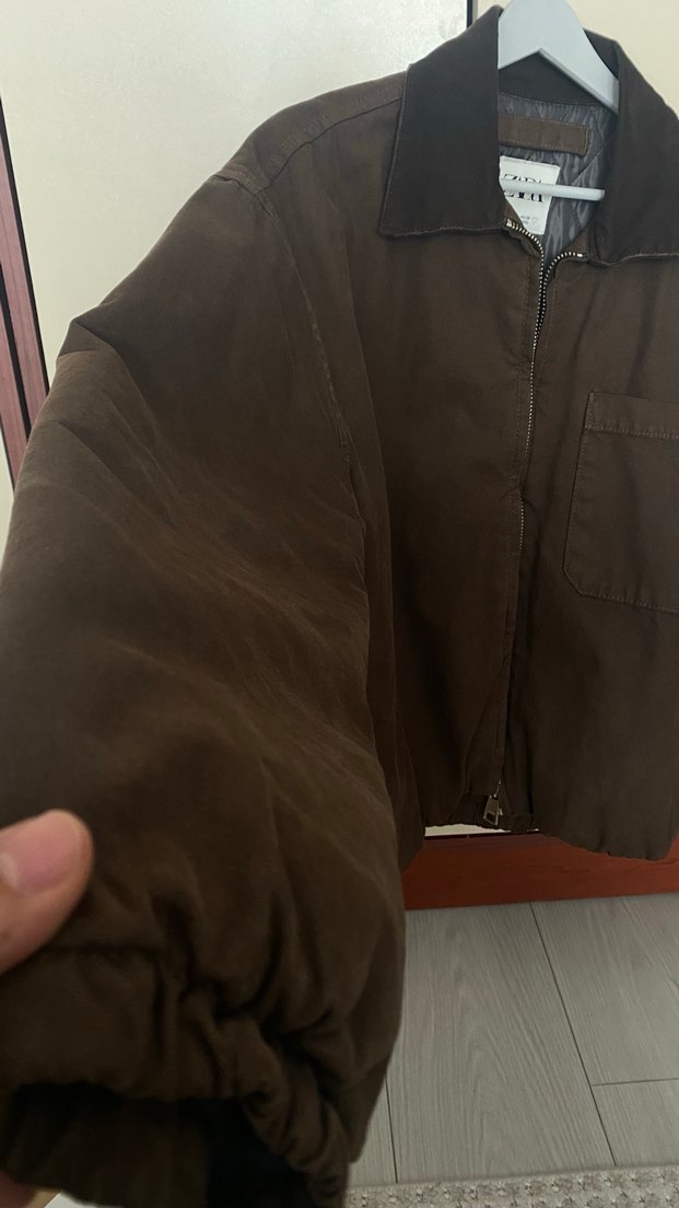 Zara Erkek Kahverengi çeket - Görsel 4