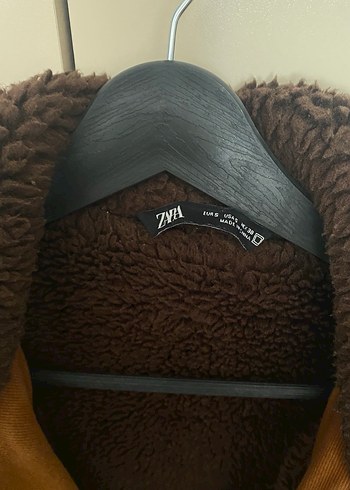 Zara İçi kürklü kaban - Görsel 3