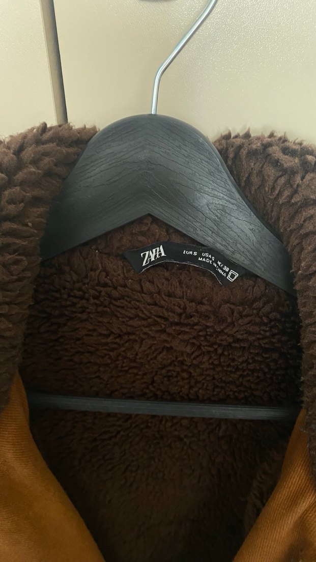 Zara İçi kürklü kaban - Görsel 3