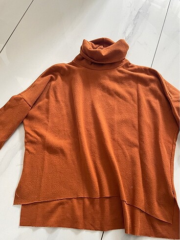 Oversize nubuk görünümlü buluz