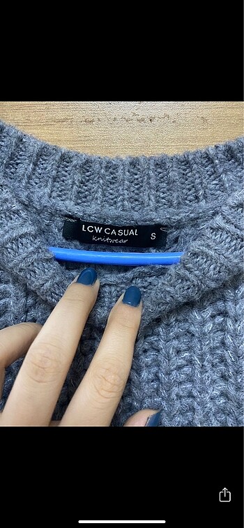 LC Waikiki Gri kalın kazak