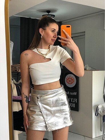 Zara Parlak ŞortEtek