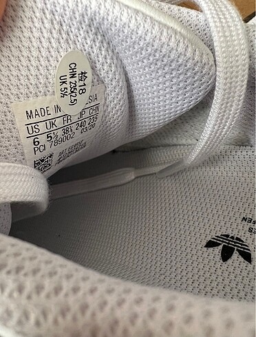 38,5 Beden beyaz Renk Adidas superstar ayakkabı