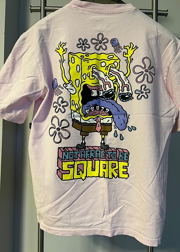 Pull& bear spongebob tişört - Görsel 3