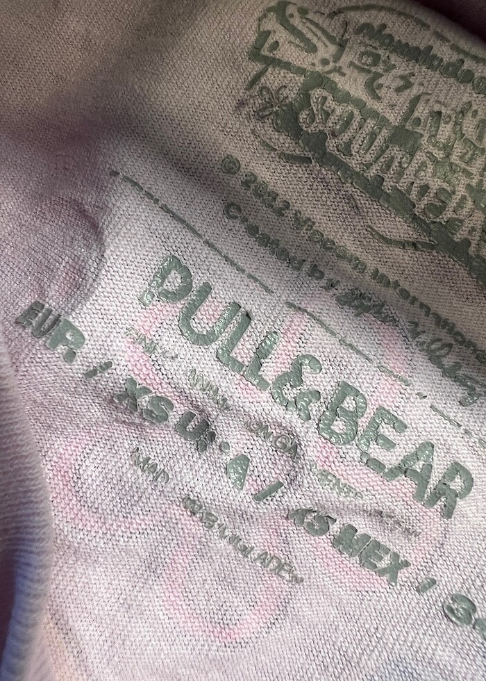 Pull& bear spongebob tişört - Görsel 5