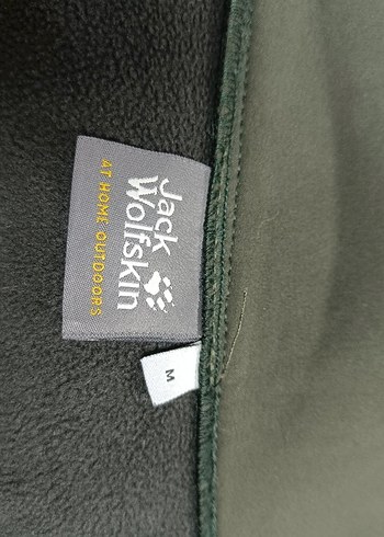Jack Wolfskin Erkek Yeşil Fermuarlı Street Style Mont - Görsel 4