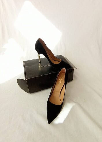 Süet stiletto 40numara
