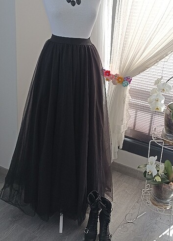 Maxi boy tül etek - Görsel 5