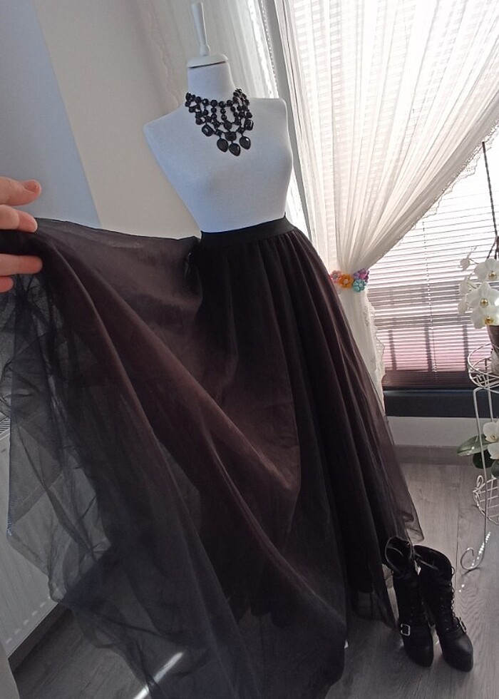 Maxi boy tül etek - Görsel 4