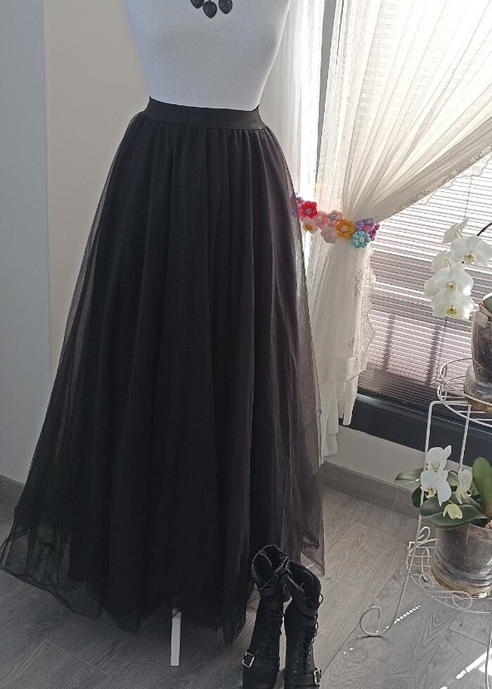 Maxi boy tül etek - Görsel 5